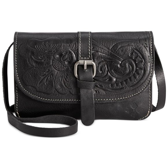 Patricia Nash Leather Crossbody Organizer Bag - Picture 1 of 9